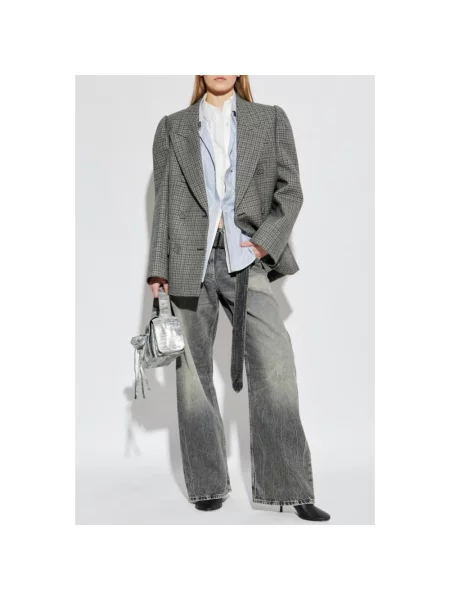 Marynarka Acne Studios wełniana szara