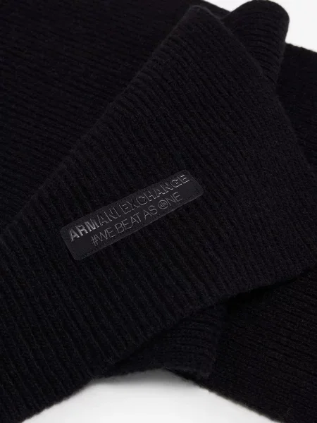 Armani Exchange Шарф чорний