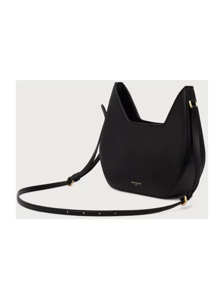 Maison Kitsuné Inaré torebka crossbody skórzana czarna