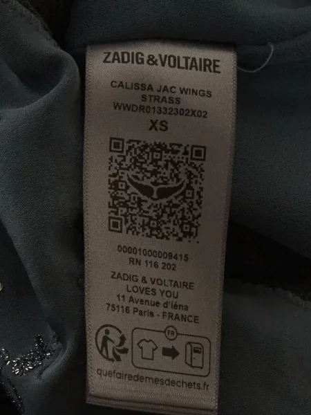 Μίνι φόρεμα Zadig&voltaire ζακάρ γκρι