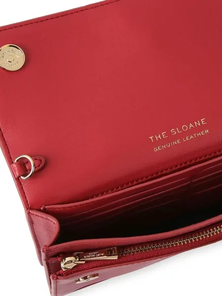 Kurt Geiger Bőr válltáska Sloane Soft piros