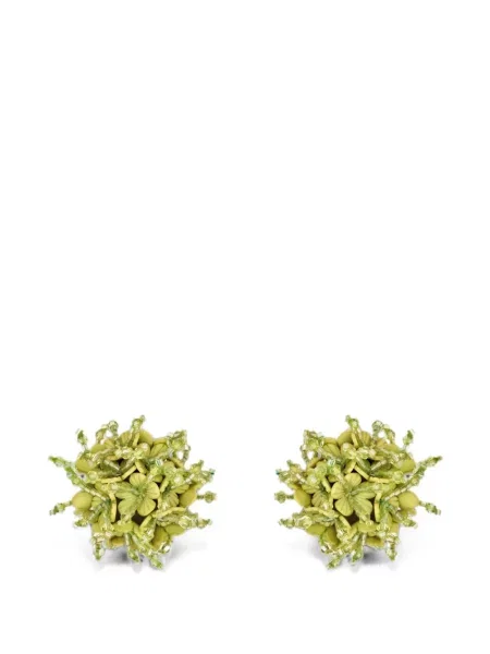 Cercei Oscar De La Renta verde