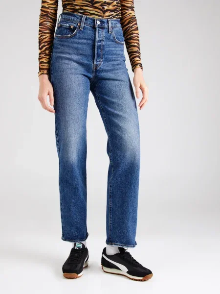 LEVI'S ® Jeans Ribcage Straight Ankle denim albastru