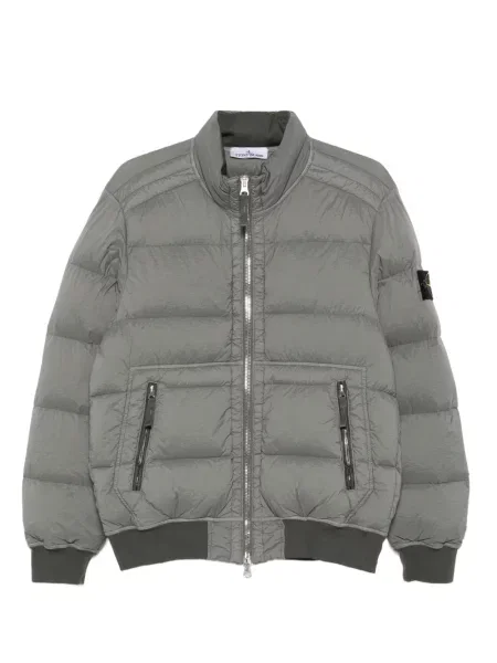 Geacă Stone Island cu strasuri verde