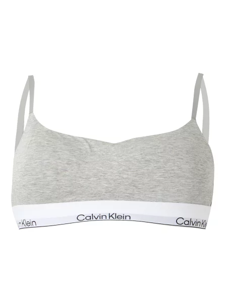 Calvin Klein Underwear Sutien gri deschis / negru alb