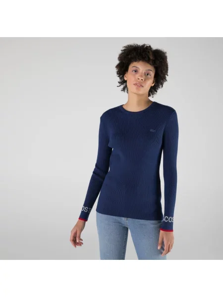 Lacoste светр синій