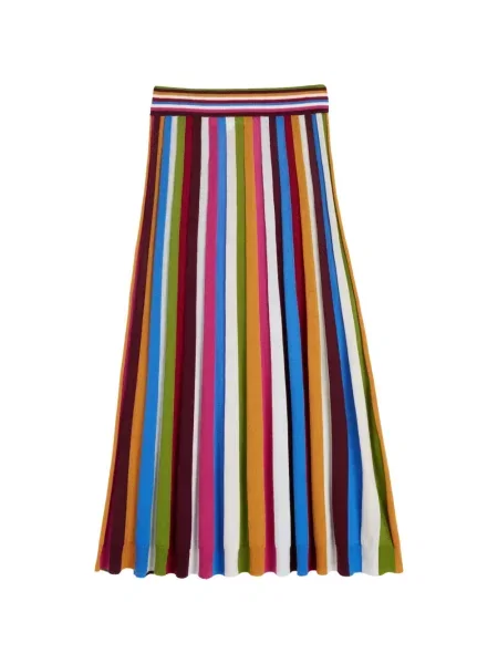 Fustă midi Chinti & Parker de lână violet