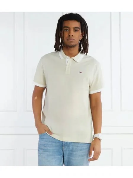 Tommy Jeans Tenisz póló TJM REG SOLID TIPPED