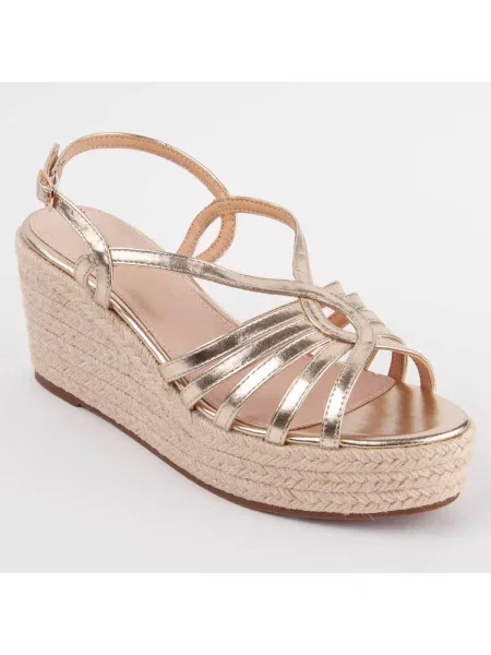 Pantofi Montevita auriu