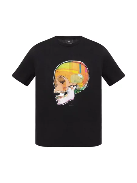 Koszulka Paul Smith z nadrukiem czarna