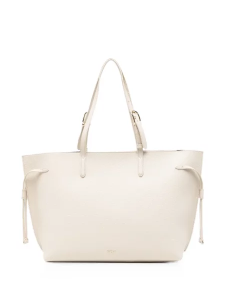 Geantă shopper Furla din piele cu cataramă