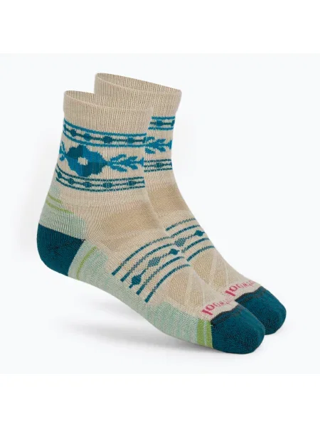 Șosete pentru femei Smartwool Hike Light Cushion Retro Floral Mid Crew moonbeam