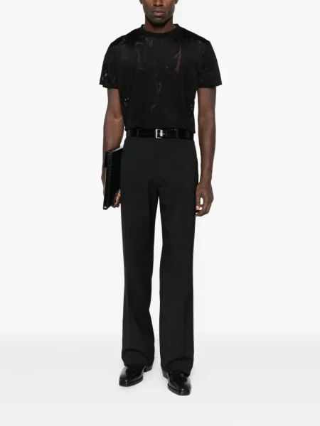 Tricou Lgn Louis Gabriel Nouchi cu imagine scurt negru
