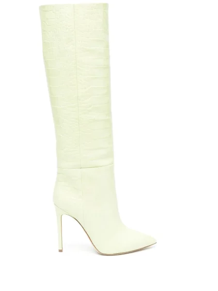 Botine Paris Texas din piele verde