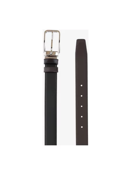 Pasek Montblanc dwustronny czarny