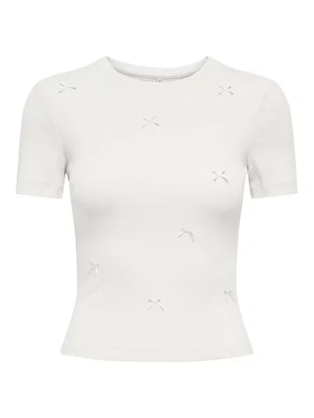 ONLY T-Shirt Femke Κρεμ