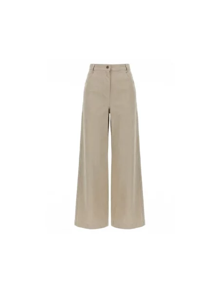 Spodnie Max Mara brązowe