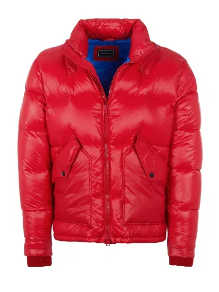 TOMMY HILFIGER Zimska jakna Tommy Hilfiger Jacke mit abnehmbarer Kapuze' crvena
