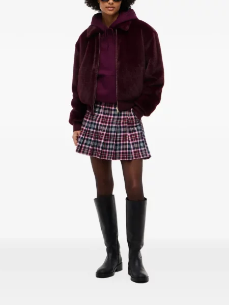 Mini szoknya Tommy Hilfiger lila