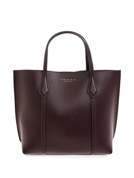 Geantă shopper Tory Burch din piele maro