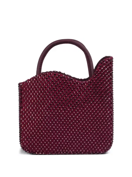 Mała torebka Le Silla z koralikami czerwona