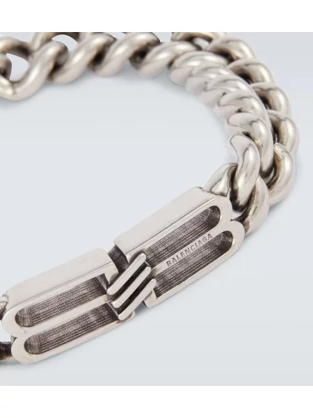 Brăţară Balenciaga argintiu