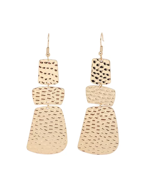 SOHI Uhani Christabel zlata črna