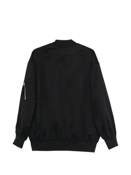 Bomber bunda Comme Des Garçons Homme s výstřihem do v černá