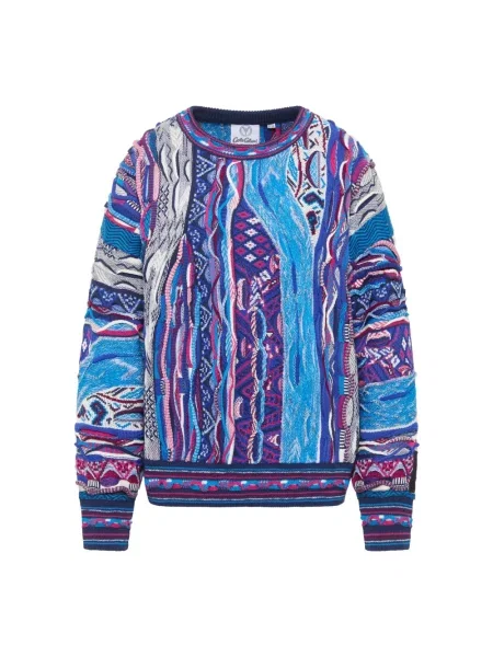 Sweter Carlo Colucci niebieski