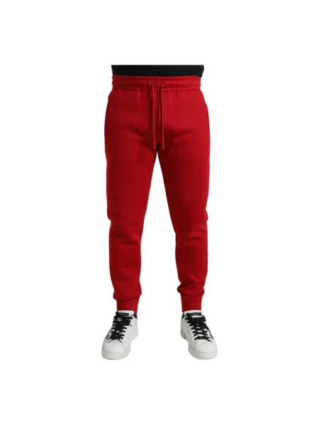 Skinny joggery Dolce And Gabbana czerwone