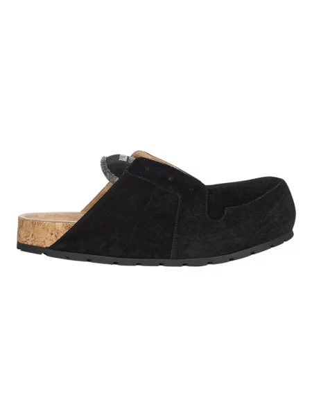Klapki Balenciaga zamszowe czarne