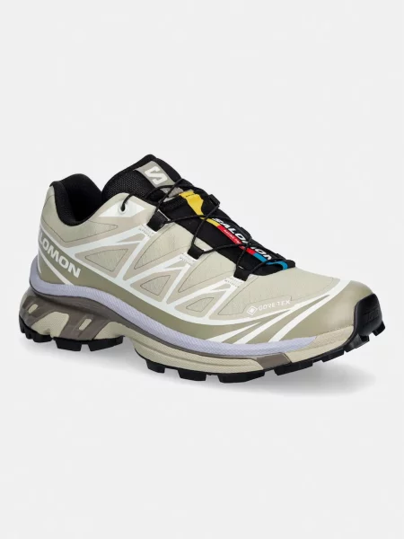 Salomon GTX buty trekkingowe dziecięce beżowe