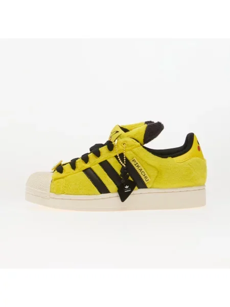 Sneakers adidas x Pokemon Superstar II Pikachu Yellow/ Yellow/ Core Black EUR 38 negru