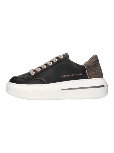 Sneakersy Alexander Smith skórzane czarne