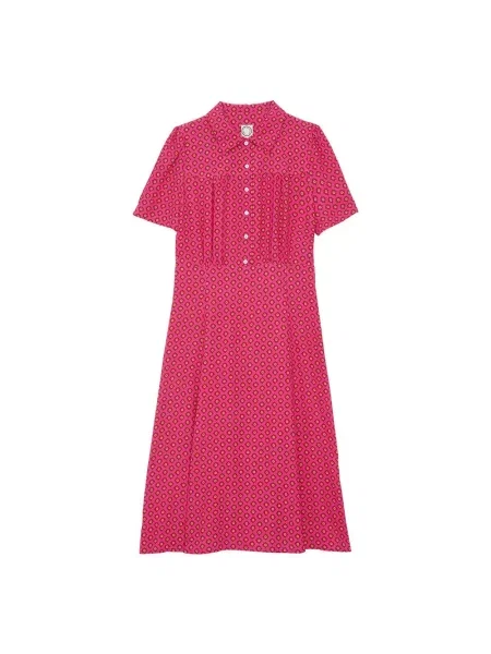 Sukienka Ines De La Fressange Paris z nadrukiem różowa