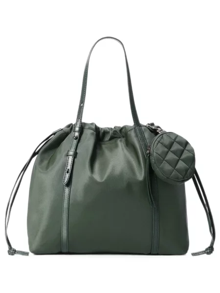 Geantă shopper Mz Wallace cu cordon verde