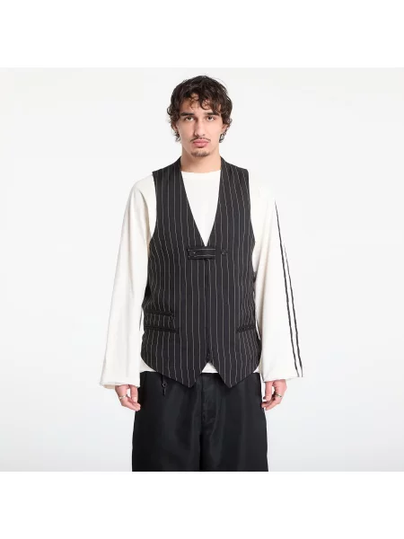 Vestă Sport Uniform Pinstripe Tailored Vest Black S negru