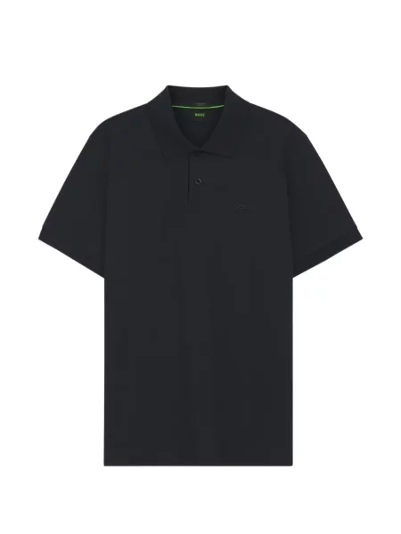 Tricou polo Boss cu broderie albastru
