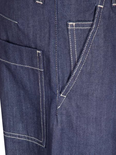 Cropp pantaloni Sofie D'hoore casual albastru