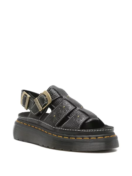 Sandale Dr. Martens cu model floral negru
