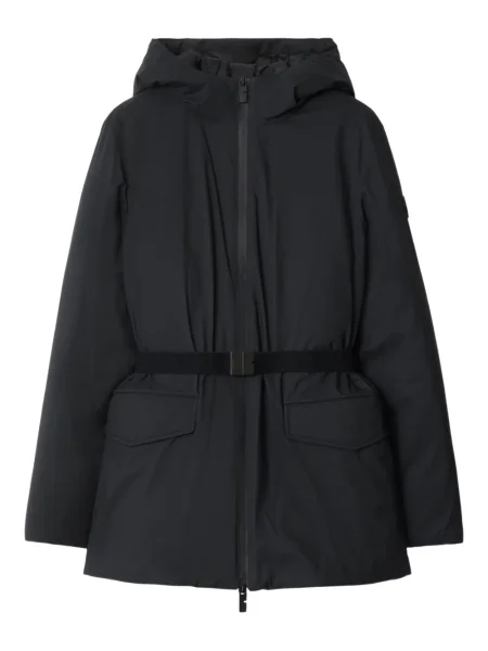 Geacă Burberry cu glugă negru