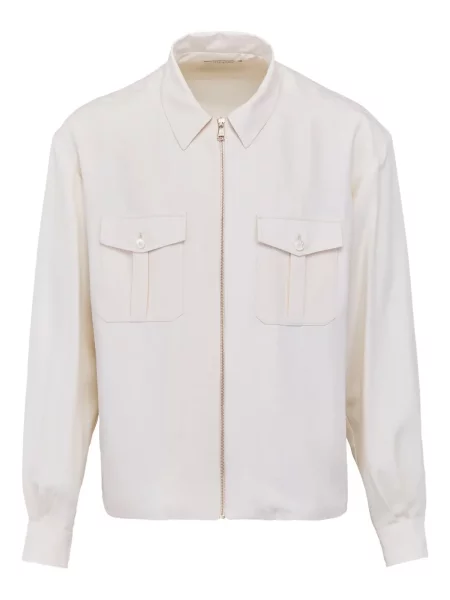 Риза Giuliva Heritage преден джоб бяло