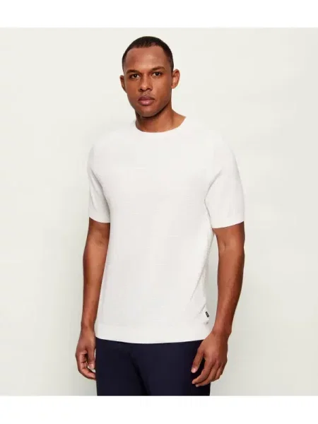 Joop! Pulover Vitor | mercerizat alb