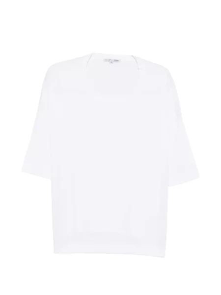 Tričko Shirt C Zero s tříčtvrtečními rukávy bílé