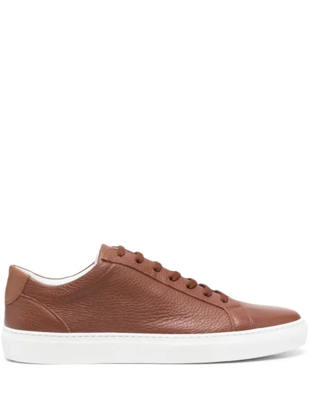 Sneakersy Corneliani brązowe
