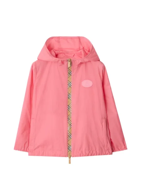Kurtka dziecięca Burberry różowa