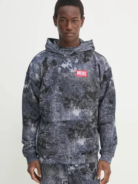 Cămașă Diesel cu glugă gri