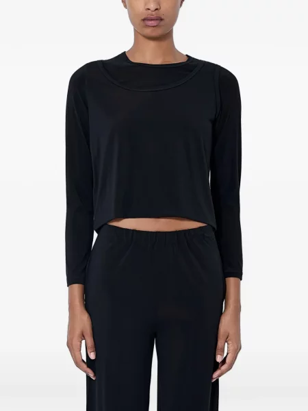 Decupat top Issey Miyake negru