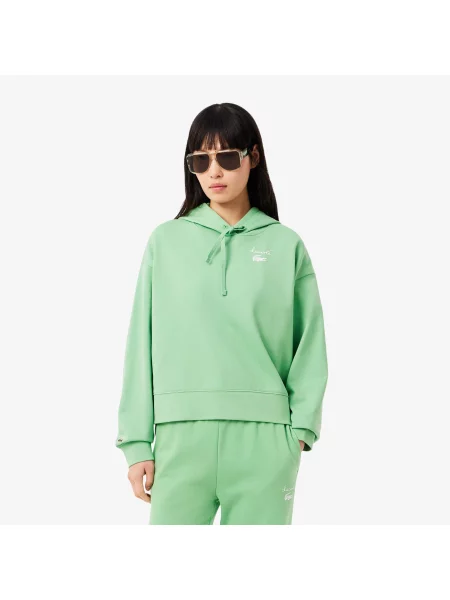 Lacoste толстовка Oversized Fit зелена