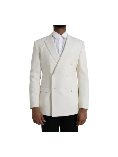 Marynarka Dolce And Gabbana wełniana biała